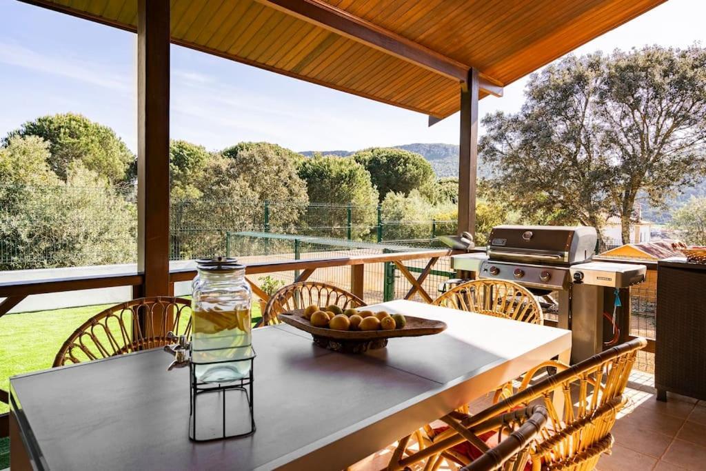 Villa Wooden House Minde Exterior foto