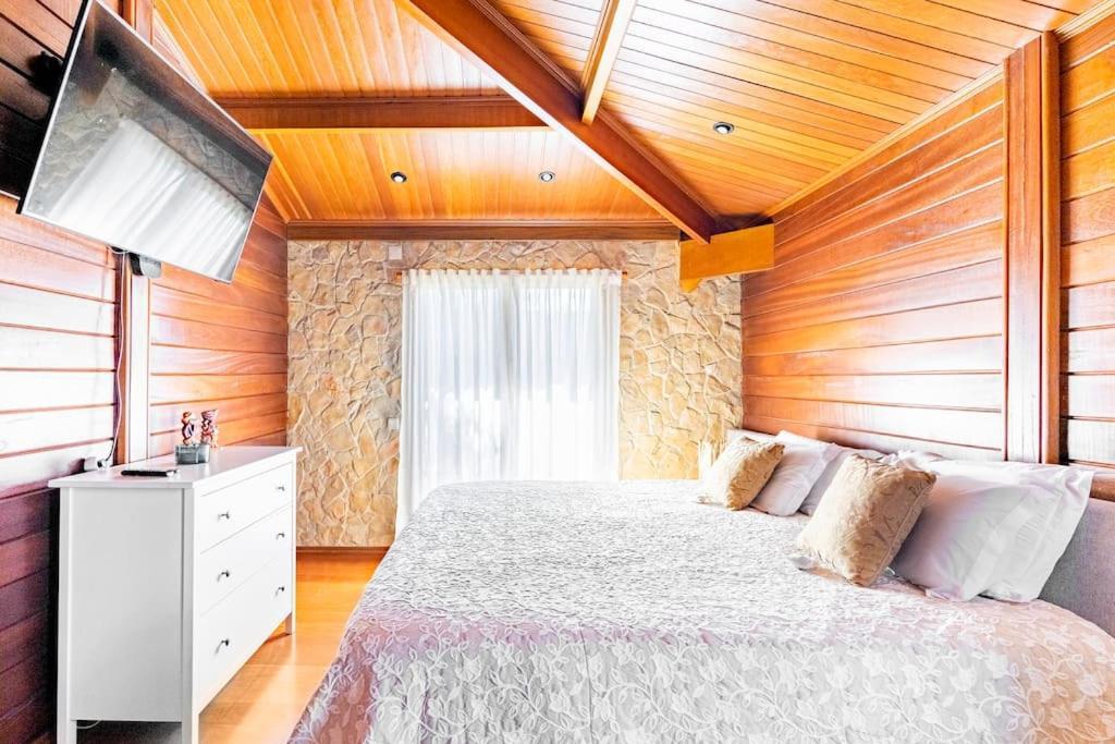 Villa Wooden House Minde Exterior foto