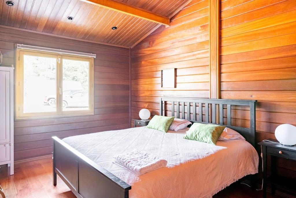 Villa Wooden House Minde Exterior foto