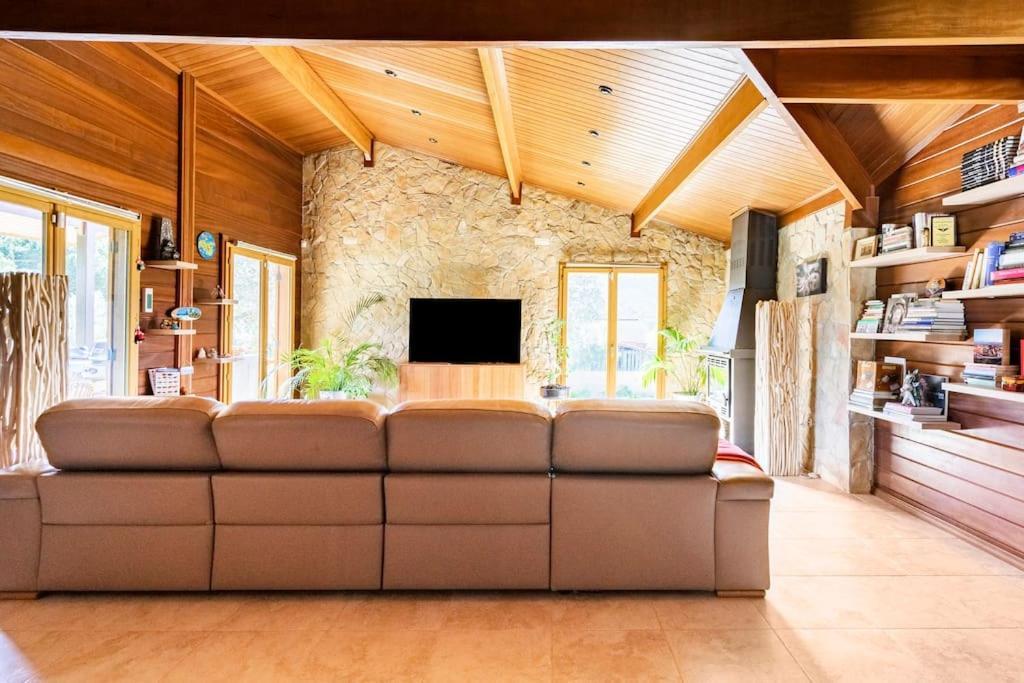 Villa Wooden House Minde Exterior foto