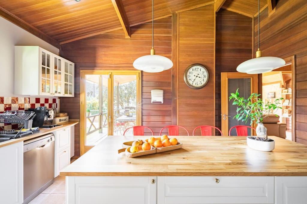 Villa Wooden House Minde Exterior foto