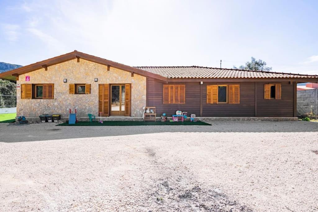 Villa Wooden House Minde Exterior foto