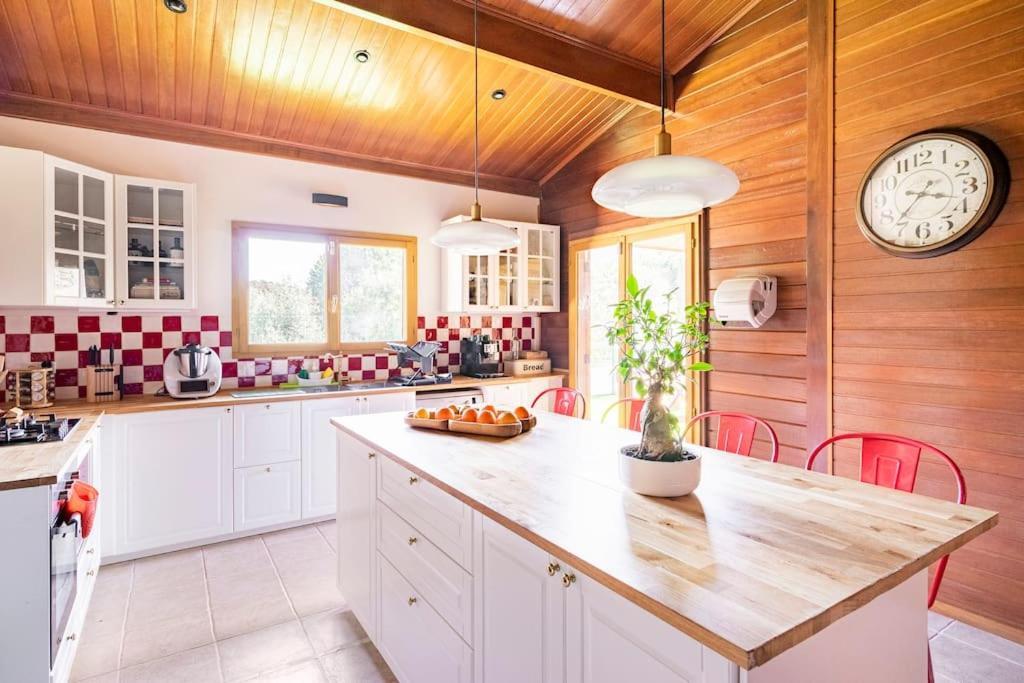Villa Wooden House Minde Exterior foto
