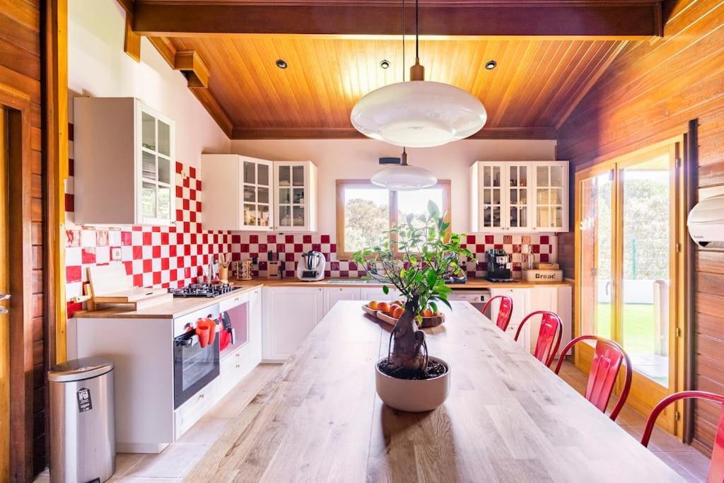 Villa Wooden House Minde Exterior foto