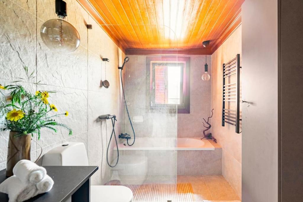 Villa Wooden House Minde Exterior foto