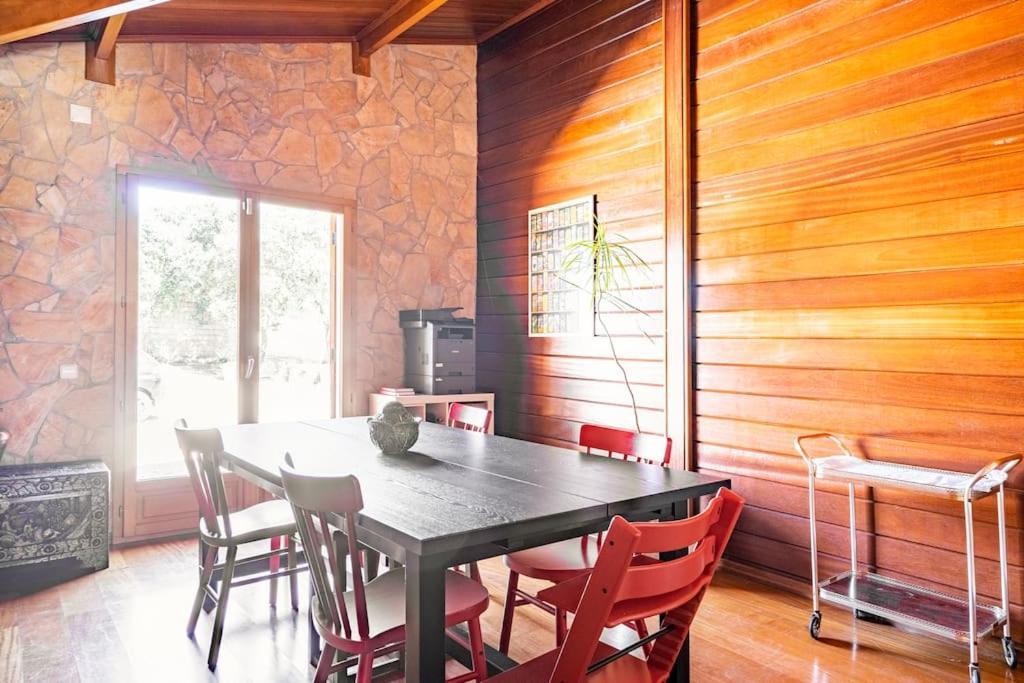 Villa Wooden House Minde Exterior foto